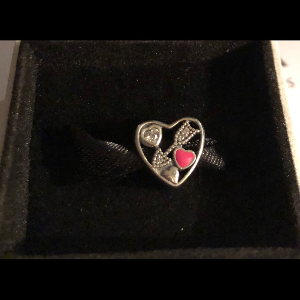 Pandora Struck By Love Charm, 792039CZ
